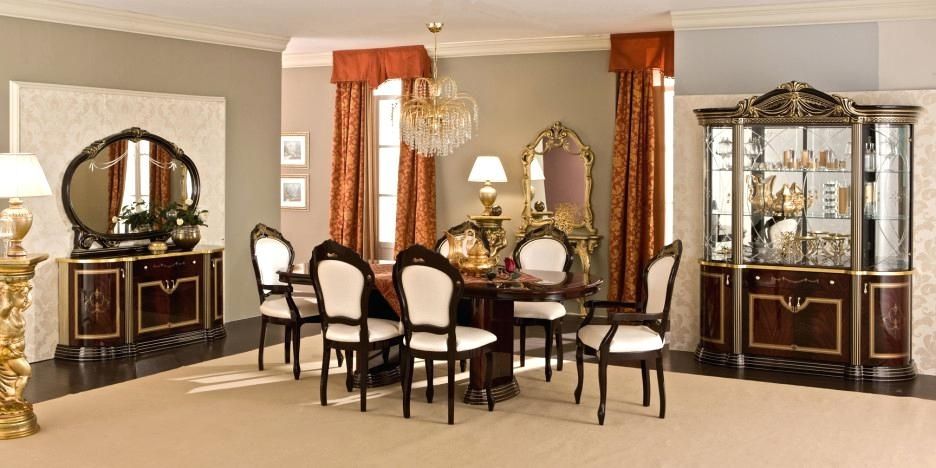 Mahogany Dining Room Table And 8 Chairs Dining Table Set View Larger Throughout Mahogany Dining Tables Sets (View 13 of 25)