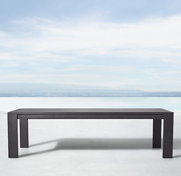 Marbella Aluminum Rectangular Dining Table | 151 Dining Tables With Regard To Marbella Dining Tables (Photo 1 of 25)