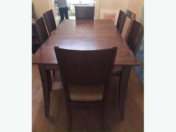 Mint Condition Baronet Java Dining Table And Two Chairs Central Pertaining To Java Dining Tables (Photo 21 of 25)