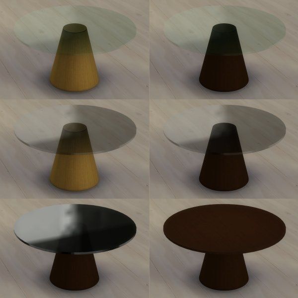 Mod The Sims – Modern 6 Seater And 8 Seater Round Dining Table And Inside Circular Dining Tables For  (View 25 of 25)
