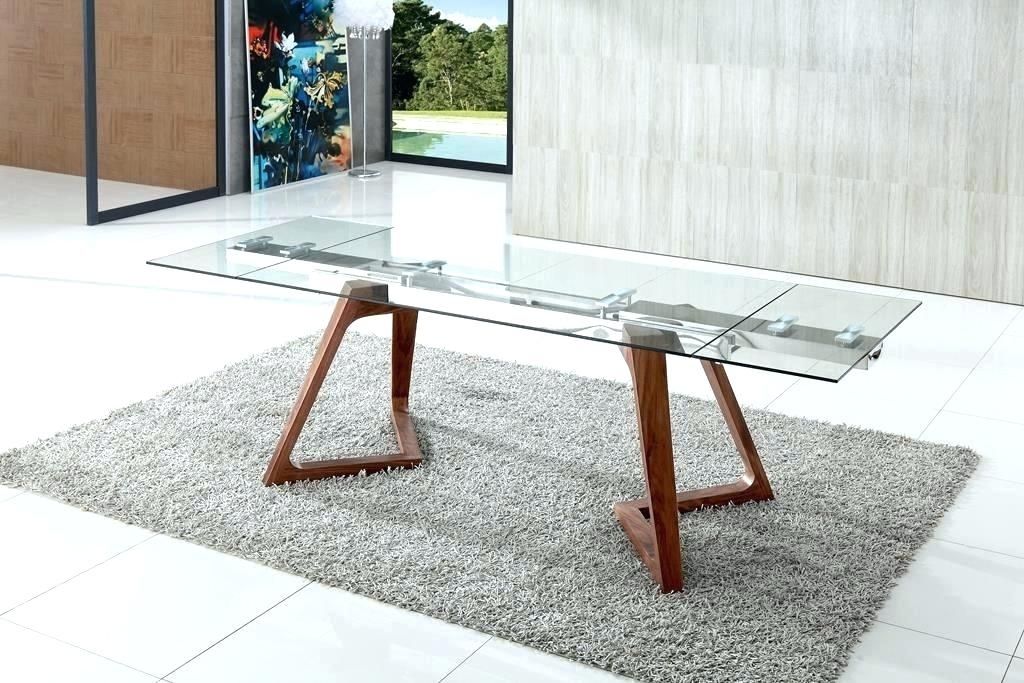 Modern Glass Dining Table Set – Icld Regarding Extendable Glass Dining Tables (View 11 of 25)