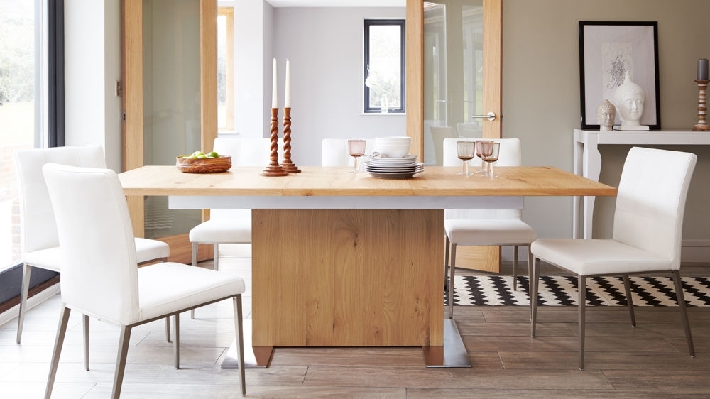 Oak Extending Dining Table And Chair Set | 4  8 Seater | Uk With Regard To Oak Extending Dining Tables And 8 Chairs (Photo 1 of 25)