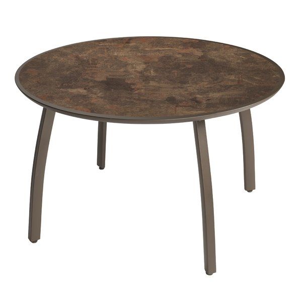 Orren Ellis Leighann Round Dining Table | Wayfair Inside Helms 5 Piece Round Dining Sets With Side Chairs (View 14 of 25)