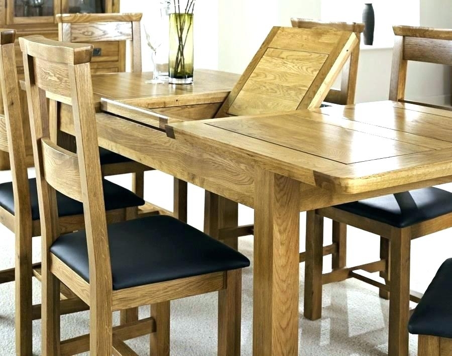 Outstanding Exceptional Solid Oak Extending Dining Table And 6 Pertaining To Oak Extendable Dining Tables And Chairs (Photo 1 of 25)