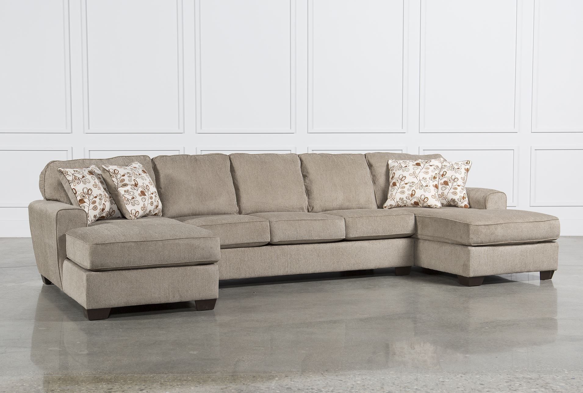 Patola Park 3 Piece Sectional W/2 Corner Chaises – Signature Inside Avery 2 Piece Sectionals With Laf Armless Chaise (Photo 6414 of 7825)