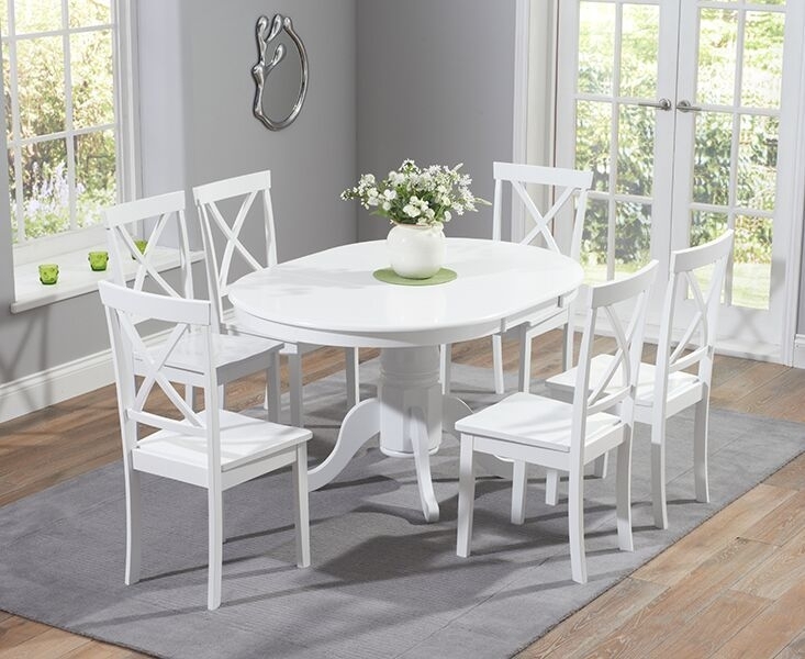 Phylis Round White Extending Dining Table Intended For Round White Extendable Dining Tables (View 9 of 25)