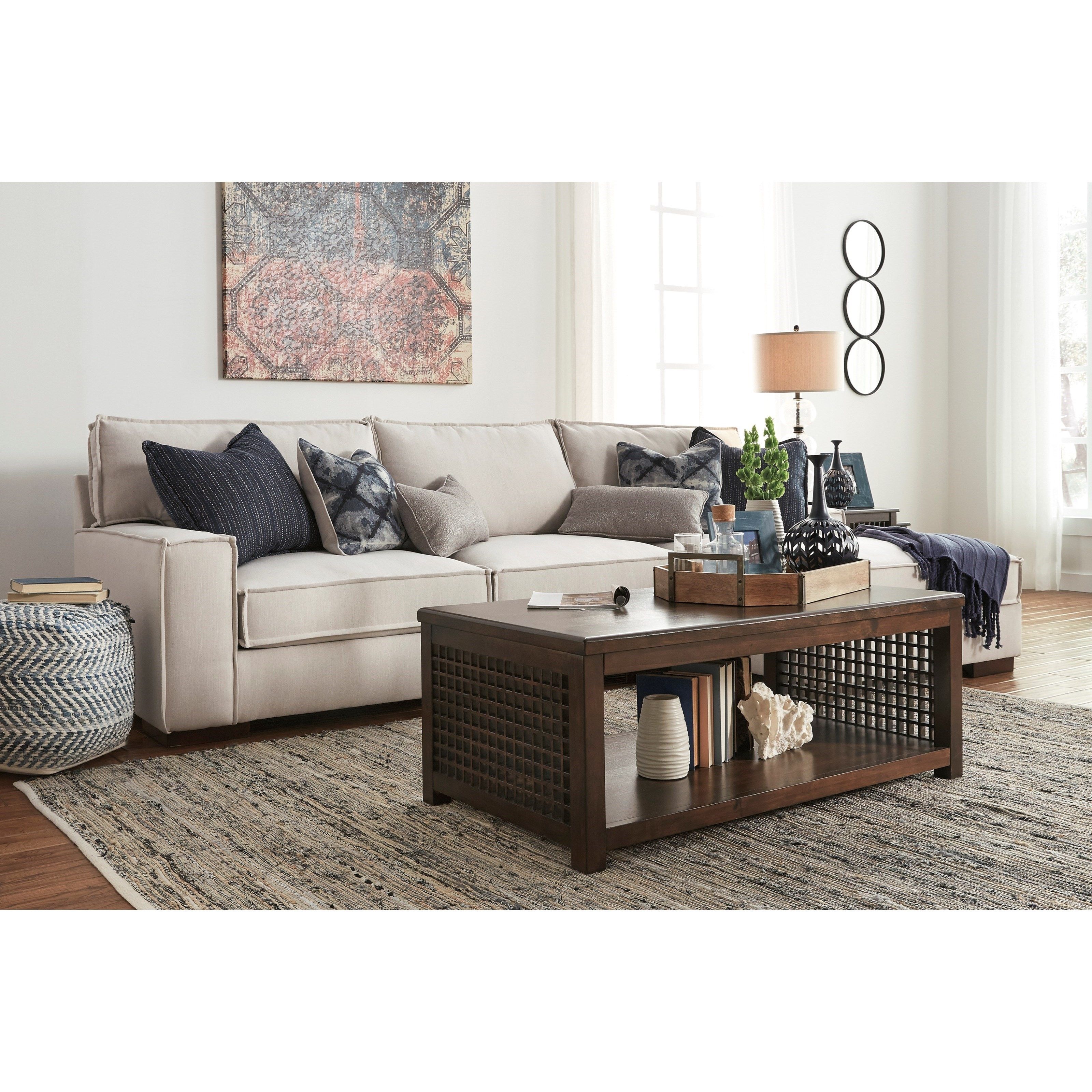 Raf Chaise Laf Sofa | Baci Living Room Intended For Mcdade Graphite 2 Piece Sectionals With Laf Chaise (View 12 of 25)