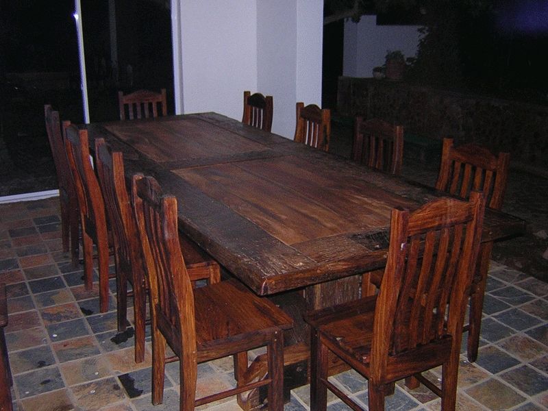 Reclaimed Railway Sleepers | Gogreen Furniture Indonesia For Railway Dining Tables (View 12 of 25)