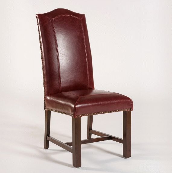Red Leather Dining Side Chair – Seating Regarding Red Leather Dining Chairs (Photo 19 of 25)
