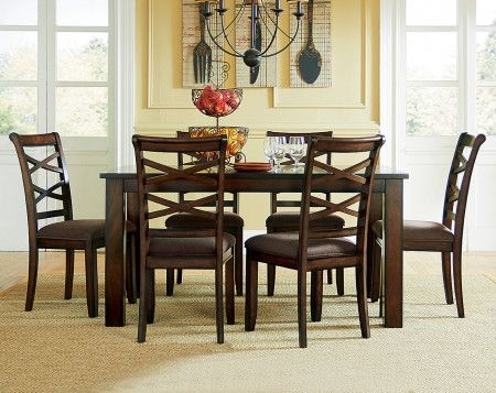 Featured Photo of The Best Market 7 Piece Dining Sets with Side Chairs