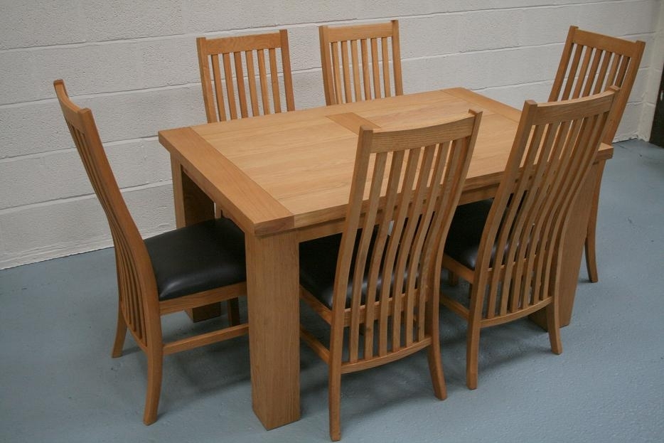 Riga Oak Dining Sets | Cheap Dining Room Furniture Inside Cheap Oak Dining Sets (Photo 1 of 25)