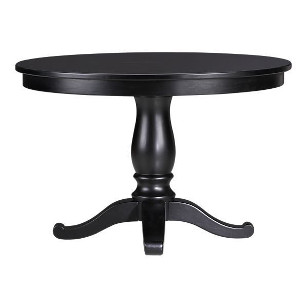 Round Dining Table – No One Is Left Out On The Far End And I In Dark Round Dining Tables (View 22 of 25)