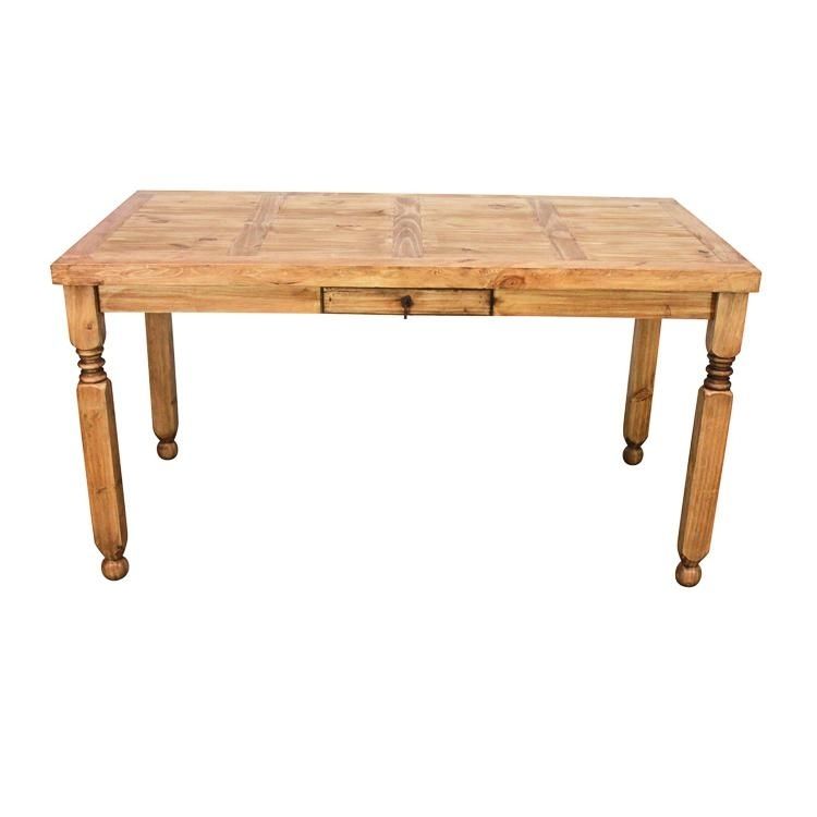Rustic Pine Collection – Lyon Dining Table – Mes11 Within Lyon Dining Tables (Photo 4 of 25)