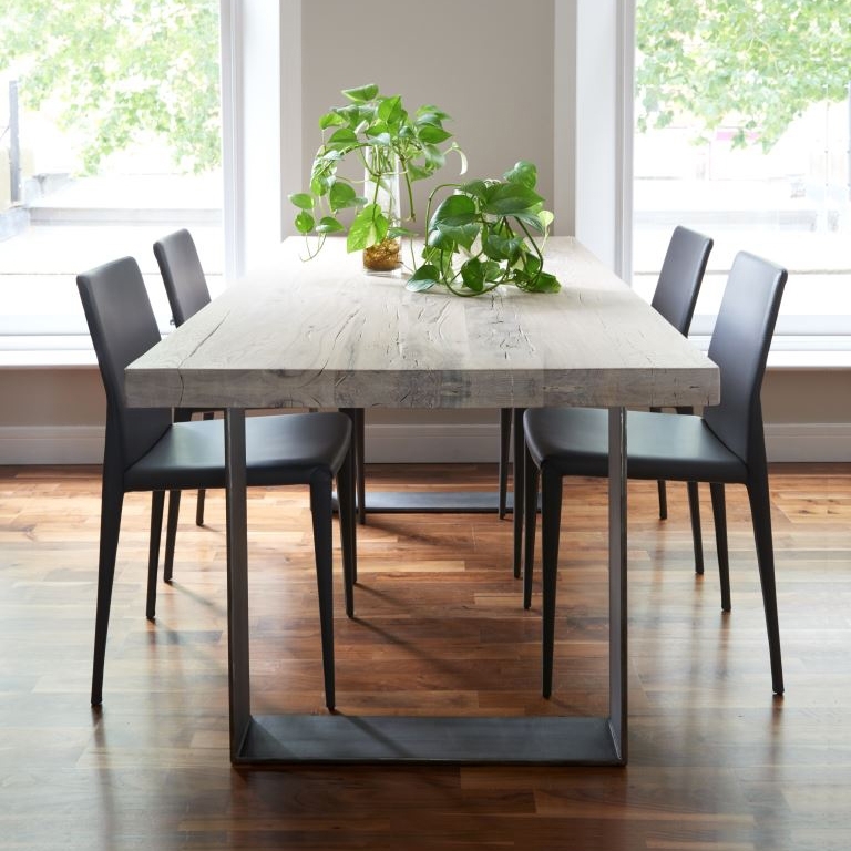 Rustik Dining Table From Stock Pertaining To Iron And Wood Dining Tables (View 3 of 25)