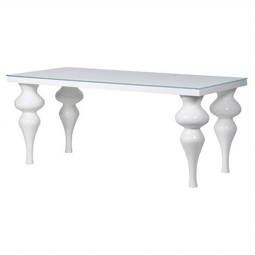 Small White Hi Gloss Dining Table With Regard To Hi Gloss Dining Tables (View 15 of 25)