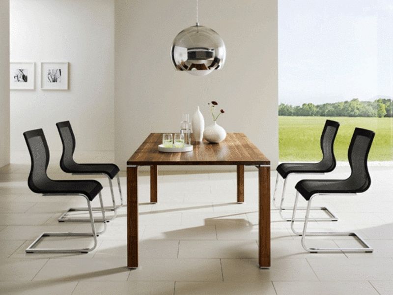 Sober And Elegant Modern Dining Room Set — Bluehawkboosters Home Design For Modern Dining Tables And Chairs (View 23 of 25)