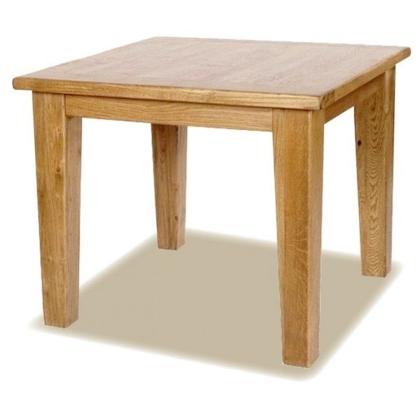 Solid Oak Dining Table Square Inside Square Oak Dining Tables (Photo 10 of 25)