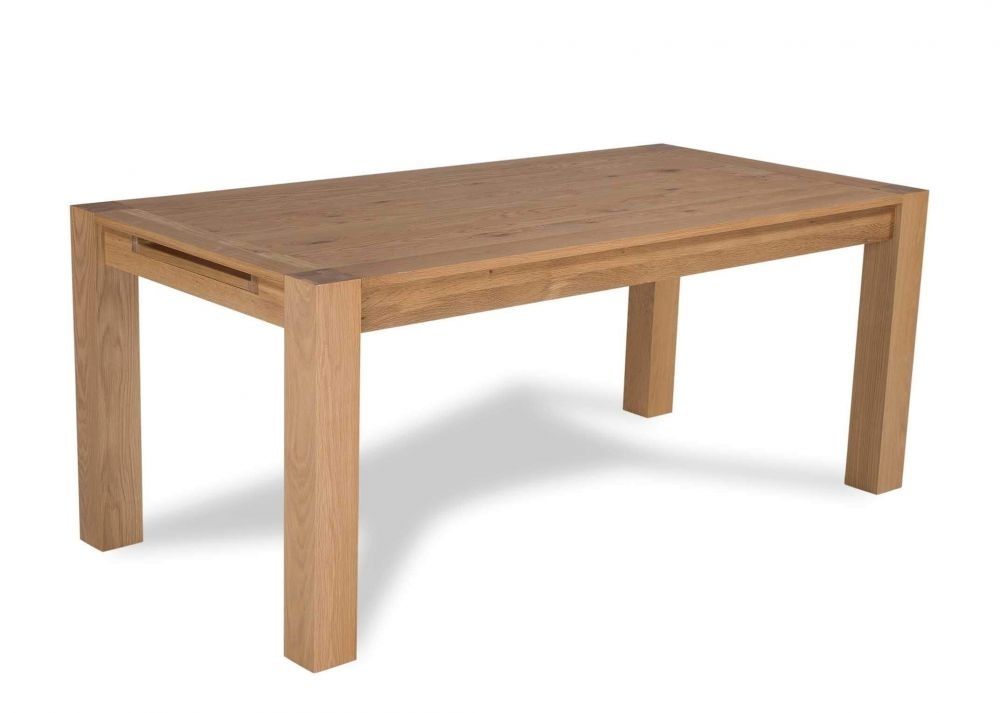Solid Oak Extendable Dining Table – Lyon – Ez Living Furniture Pertaining To Lyon Dining Tables (View 17 of 25)