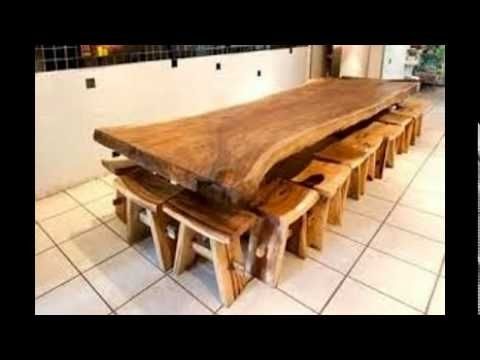 Solid Wood Dining Table – Youtube Throughout Solid Wood Dining Tables (Photo 7 of 25)