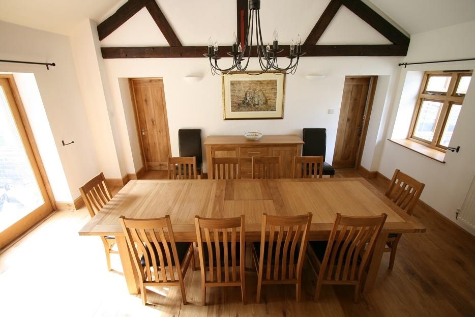 Tallinn Oak Dining Sets | Solid Oak Dining Table Sets Intended For Extendable Oak Dining Tables And Chairs (View 19 of 25)