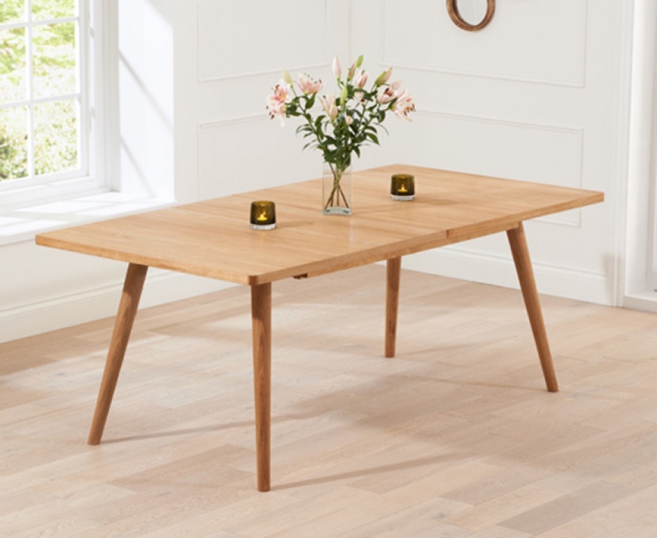 Tivoli 150cm Retro Oak Extending Dining Table | The Great Furniture Within Retro Extending Dining Tables (Photo 1 of 25)