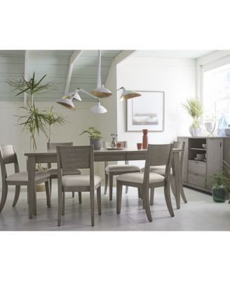 Tribeca Grey Expandable Dining Furniture, 9 Pc (View 2 of 25)