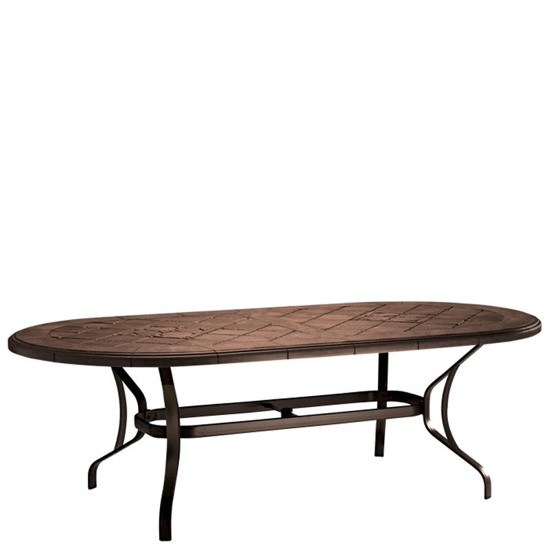 Tropitone 500084swb Montreux Kd Dining Table Base For 87 Inch X 45 Regarding 87 Inch Dining Tables (Photo 11 of 25)