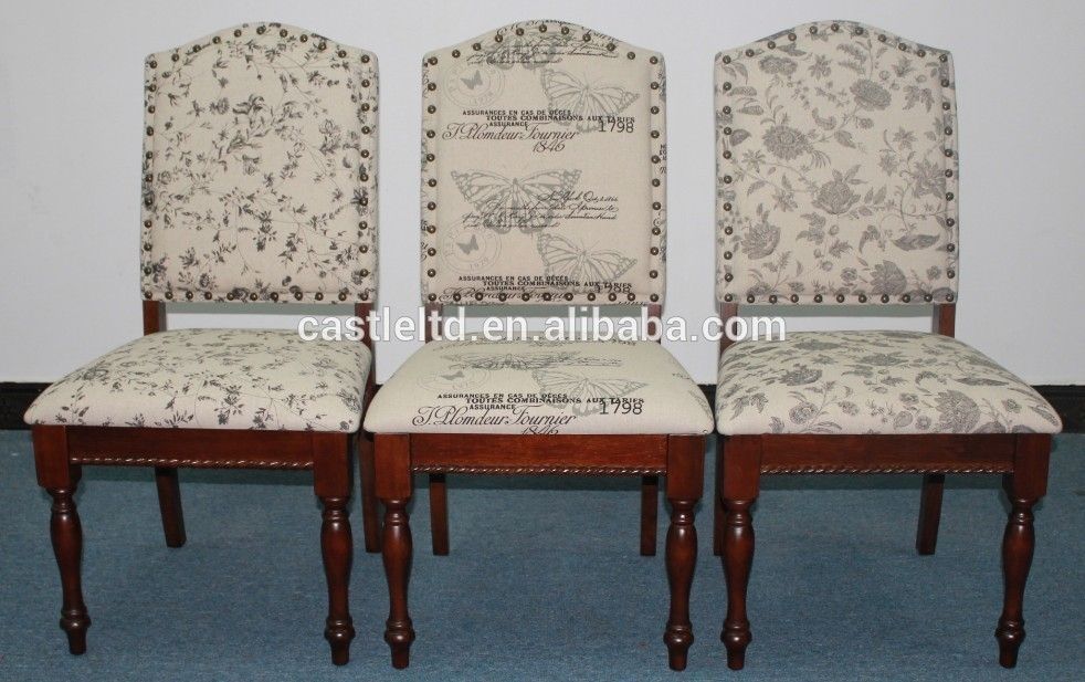 Upholstered Dining Chair,solid Wood High Back Dining Chair With Within Fabric Covered Dining Chairs (View 8 of 25)