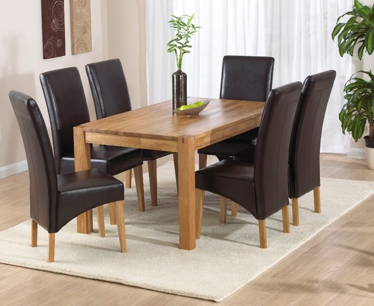 Verona 150cm Solid Oak Extending Dining Table With Venezia Chairs Intended For Verona Dining Tables (View 14 of 25)
