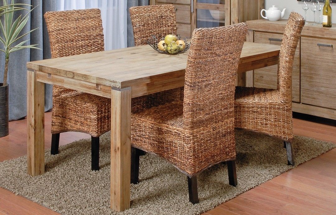 Verona Table + 4 Paolo Banana Chairs | Dining Set Within Verona Dining Tables (View 9 of 25)