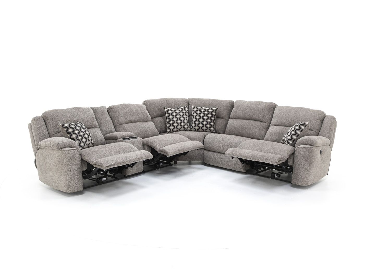 Wells 3 Pc. Power Recline Sectional | Steinhafels Intended For Aspen 2 Piece Sectionals With Raf Chaise (Photo 14 of 25)