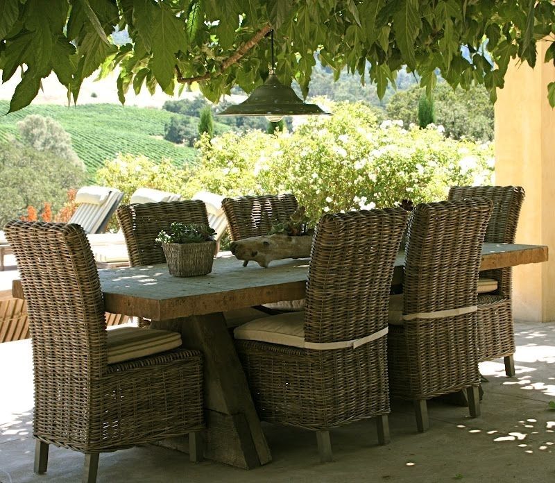 Wicker Chairs From Marshalls. | Garden Love | Pinterest | Dining Intended For Bale 6 Piece Dining Sets With Dom Side Chairs (Photo 15 of 26)