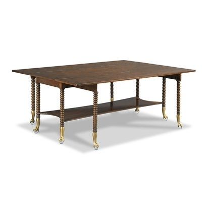 Woodbridge Furniture | Perigold Throughout Jaxon Grey Rectangle Extension Dining Tables (View 21 of 25)