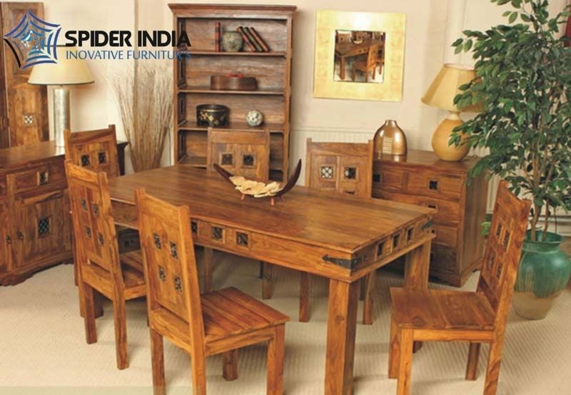 Wooden Dining Table Set,sheesham Wood Dining Table Set Exporter Pertaining To Sheesham Dining Tables (View 14 of 25)