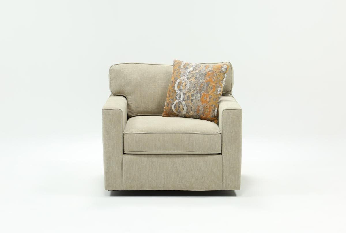 Alder Grande Ii Swivel Chair | Living Spaces With Regard To Alder Grande Ii Sofa Chairs (Photo 1 of 25)