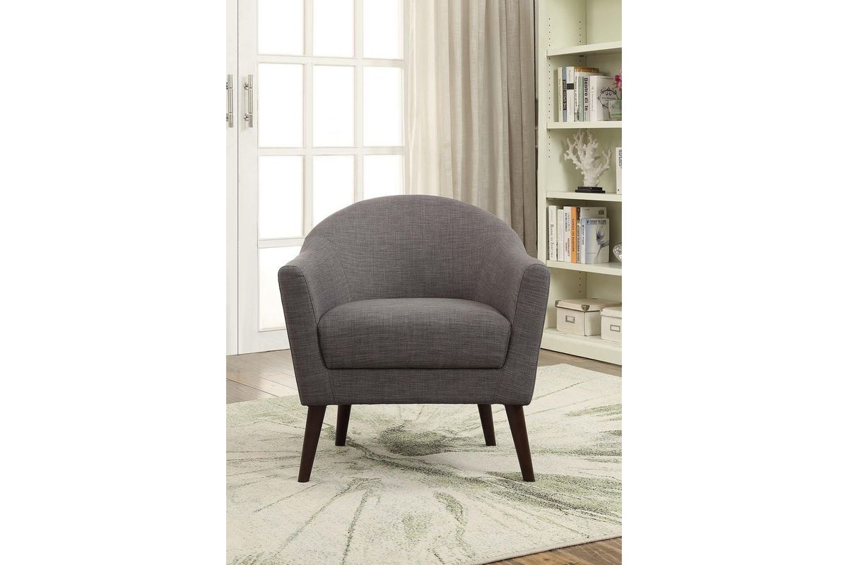 Amari Accent Chair In Greyacme At Gardner White In Amari Swivel Accent Chairs (View 4 of 25)