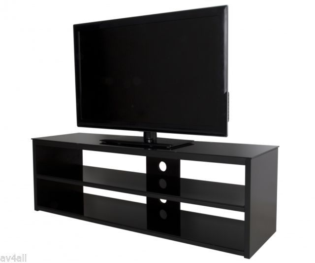Avf Muritz Gloss Black Tv Stand For Up To 70" Fs1400murb (Photo 6844 of 7825)