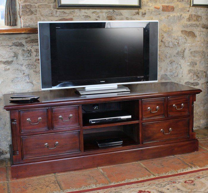 Baumhaus La Roque Mahogany Tv Cabinet (imr09a) Within Most Recent Mahogany Tv Stands (Photo 6935 of 7825)