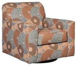 Benissa – Alabaster – Swivel Accent Chair | 4170244 | Chairs In Harbor Grey Swivel Accent Chairs (View 8 of 25)