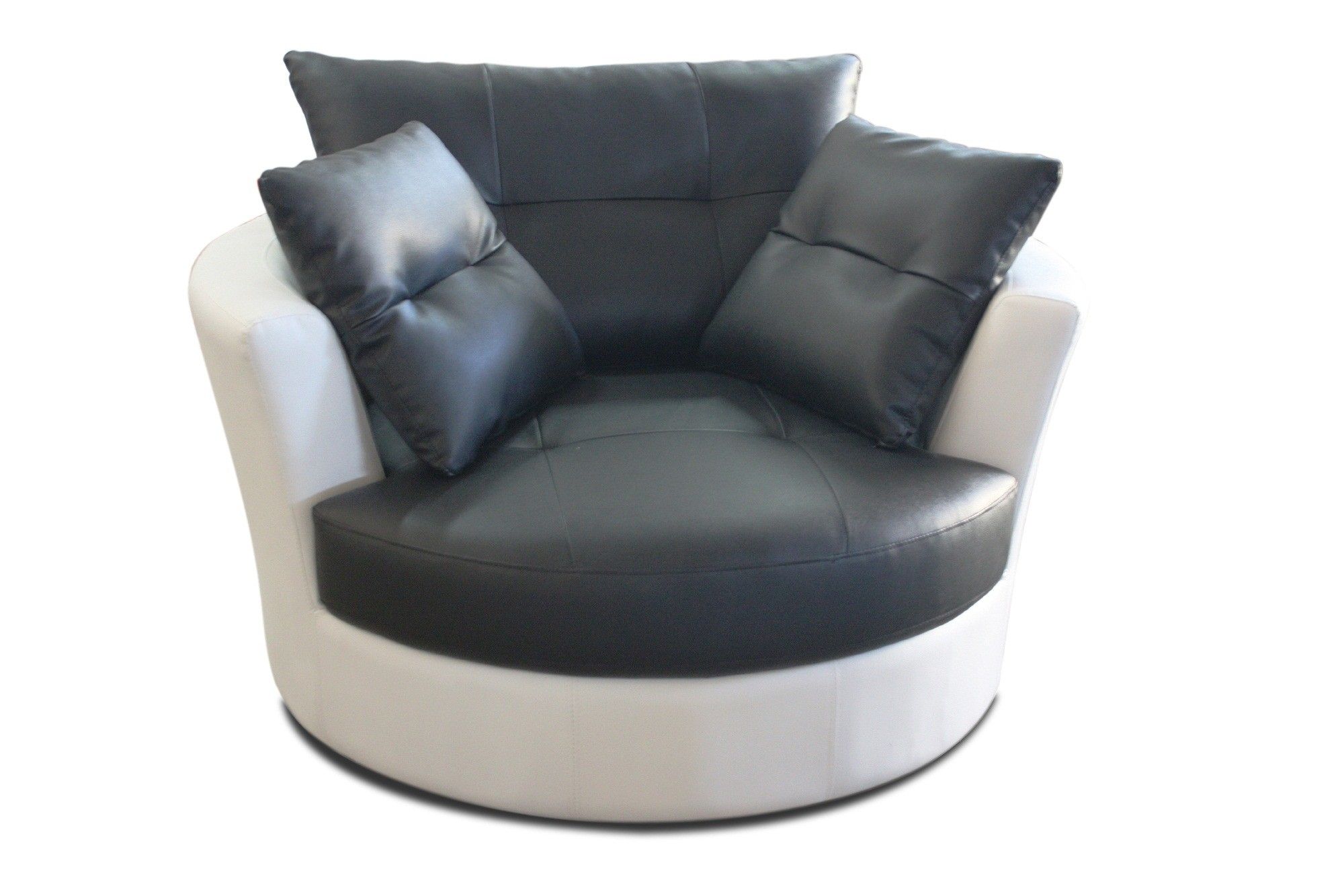 Black Couch Ottoman Reupholster Sofa Designs Clipgoo Contemporary Within Leather Black Swivel Chairs (Photo 18 of 25)