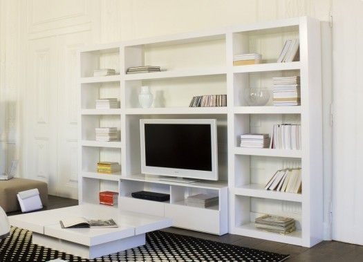 Bookcase With Tv Standessencia (Photo 6902 of 7825)