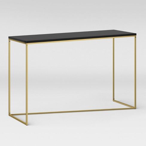 Brass Console Table Cool Phillip Reviews Crate And Barrel Decorating Throughout Widely Used Phillip Brass Console Tables (View 21 of 25)