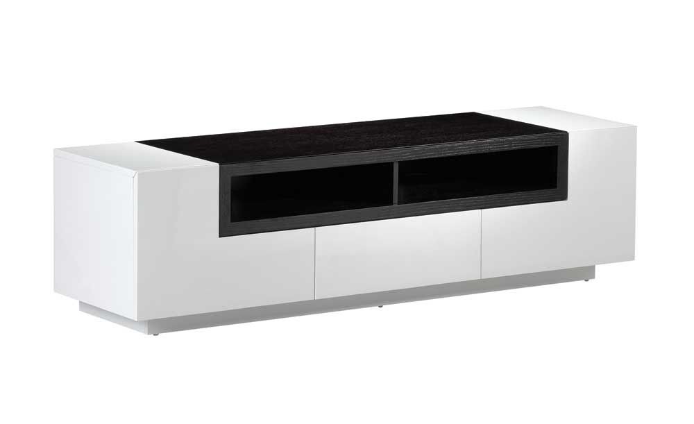 Buy Tv002 White Gloss Dark Oak Tv Standj And M From Www For Well Liked Dark Wood Tv Stands (Photo 7375 of 7825)