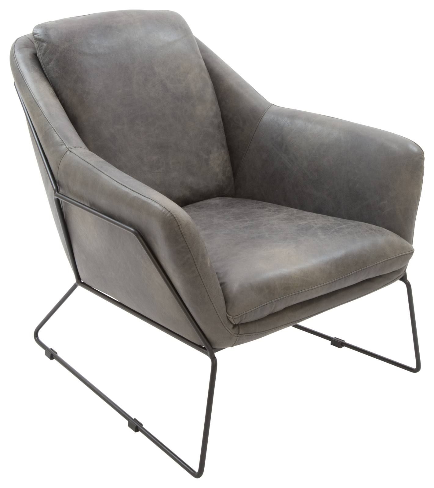 Caressa Armchair, Antique Ebony Leather Inside Caressa Leather Dark Grey Sofa Chairs (View 25 of 25)
