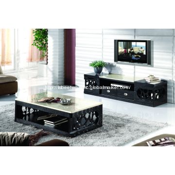 Cc23#&dc21#, China Marble Top Coffee Table & Tv Cabinet Living Room Regarding Fashionable Tv Cabinets And Coffee Table Sets (Photo 6660 of 7825)