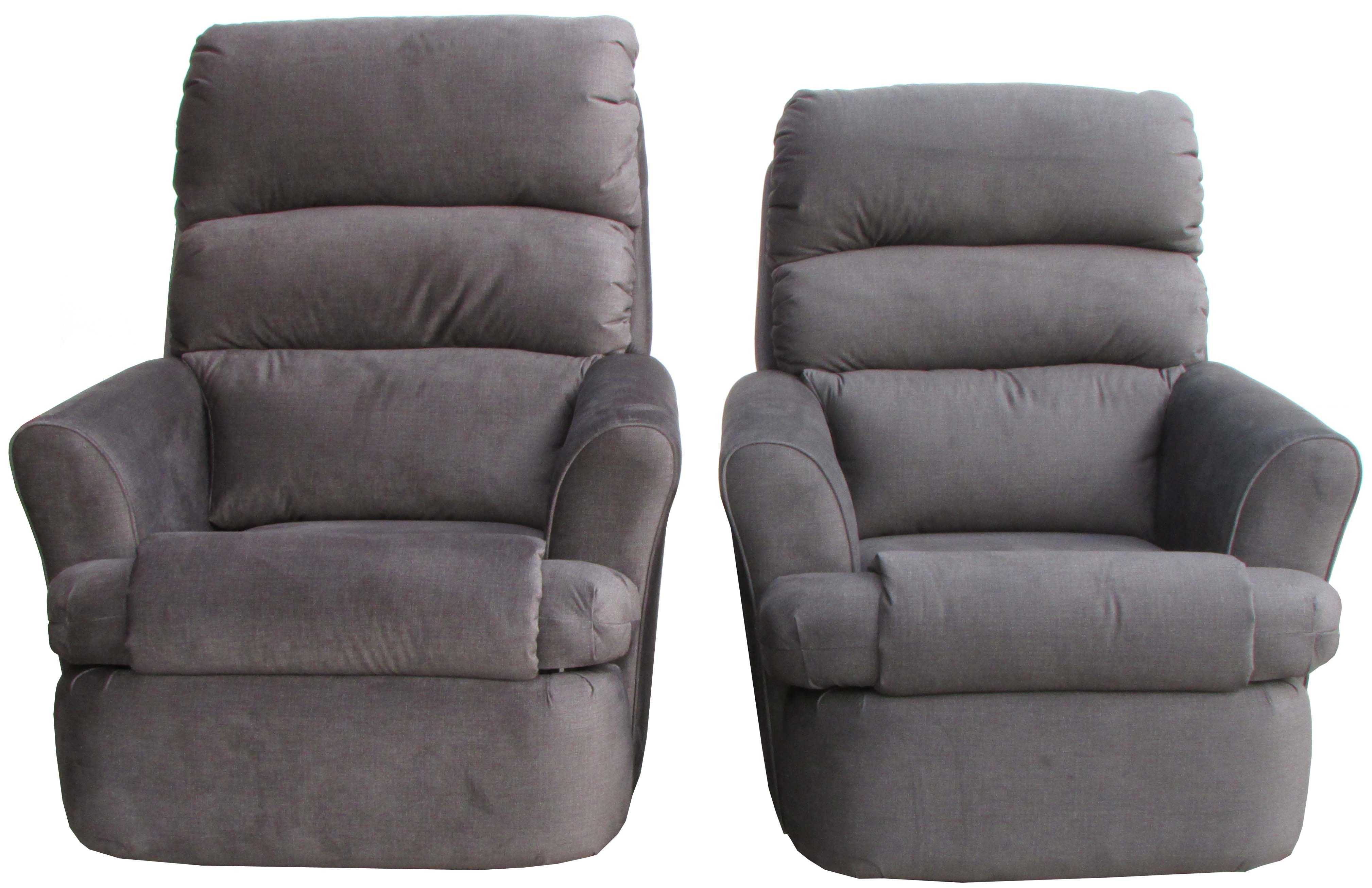Chairs & Recliners Throughout Franco Iii Fabric Swivel Rocker Recliners (Photo 10 of 25)