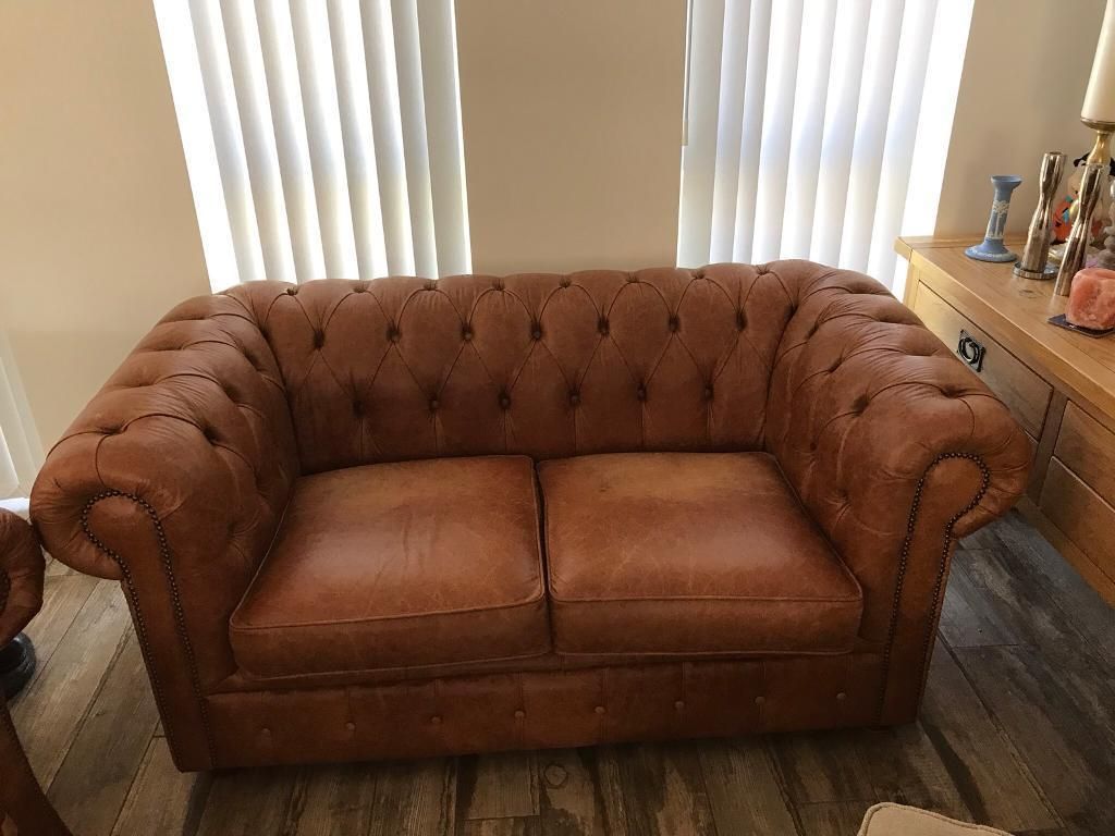 Chesterfield Sofa | In Mansfield, Nottinghamshire | Gumtree Within Mansfield Cocoa Leather Sofa Chairs (Photo 5 of 25)