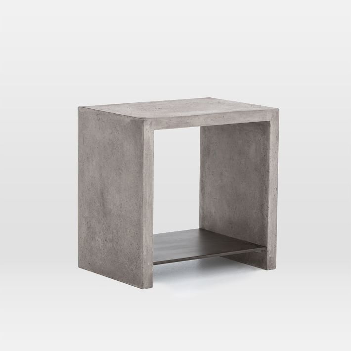 Concrete Top Console Table Phenomenal Parsons Dark Steel Base 48x16 Regarding Current Parsons Black Marble Top & Dark Steel Base 48x16 Console Tables (Photo 25 of 25)