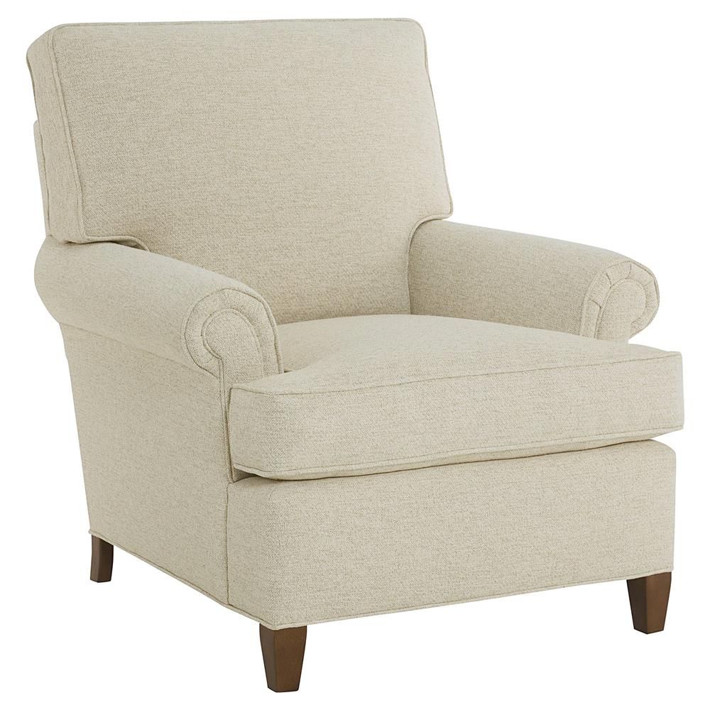 Cr Laine Patterson Modern Classic Sandy Beige Upholstered Wood Club With Patterson Ii Arm Sofa Chairs (Photo 24 of 25)