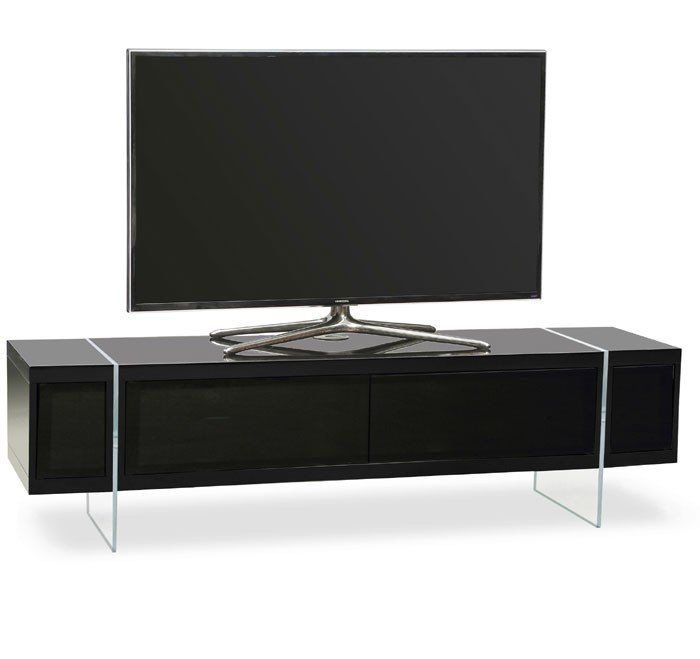 Current Shiny Black Tv Stands With Regard To Mda Designs Space 1600 Hybrid Gloss Black Tv Stand (Photo 6837 of 7825)